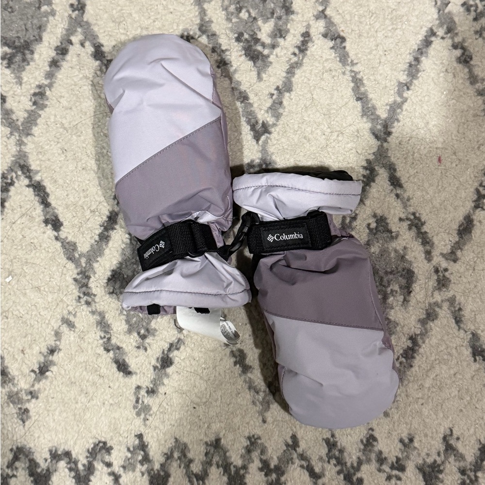 Columbia Purple Gray Winter mittens